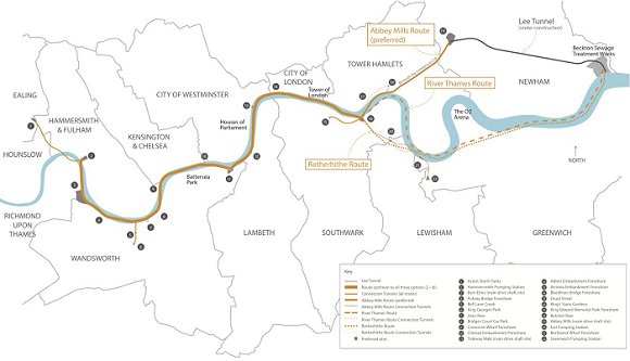 Government green lights London "super sewer" scheme