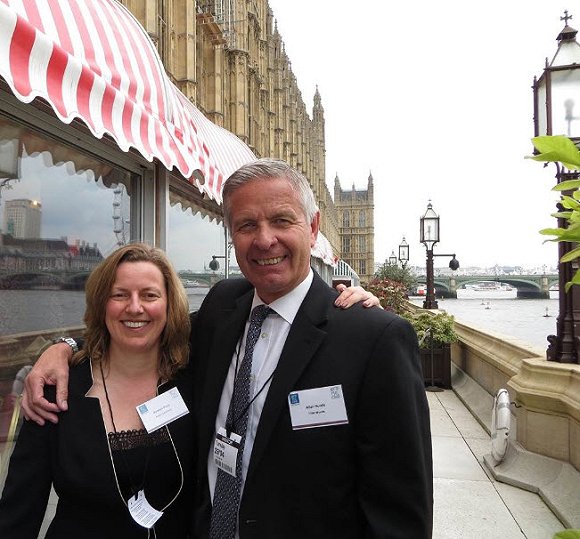 Kyrsten Perry of Anglo Technical Recruitment with Allan Hurdle of Fläkt Woods UK Limited