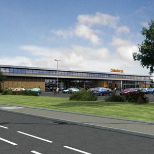 An artist's impression of the new superstore. Photo: Terrace Hill